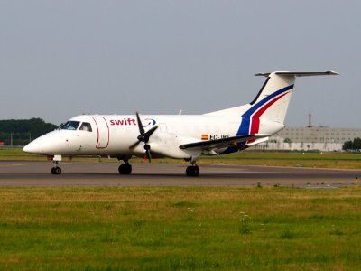 EC-JBE Swiftair Embraer EMB-120FC Brasilia - cn 120013, taxiing 22july2013 pic-001., taxiing 22july2013 pic-003