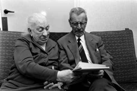 Echtpaar J. Brouwers Stakel te Eindhoven 70 jaar getrouwd, Bestanddeelnr 921-1016