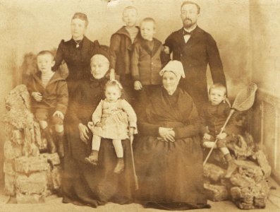 Edmond Miniac et sa famille