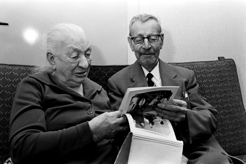 Echtpaar J. Brouwers Stakel te Eindhoven 70 jaar getrouwd, Bestanddeelnr 921-1015