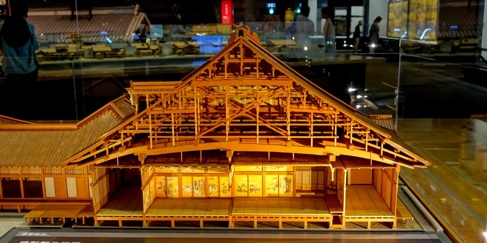 Edo Castle, 1 to 30 architectural model, based on plans from the mid 1800s - Edo-Tokyo Museum - Sumida, Tokyo, Japan - DSC06597