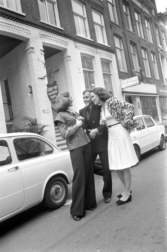 Edgar Vos nieuwe lente-zomercollectie, modellen met Edgar Vos, Bestanddeelnr 925-4278