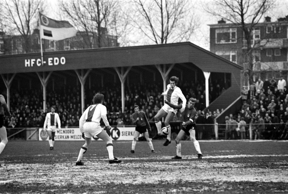 EDO tegen Ajax 0-4 in KNVB-beker. Spelmoment, Bestanddeelnr 923-0768