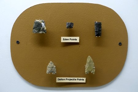 Eden points and Dalton projectile points - Paleo-Indian collection - Robbins Museum - Middleborough, Massachusetts - DSC03772