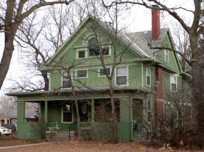 Edgar A. Burnett house (Lincoln, Nebraska) from SW 1