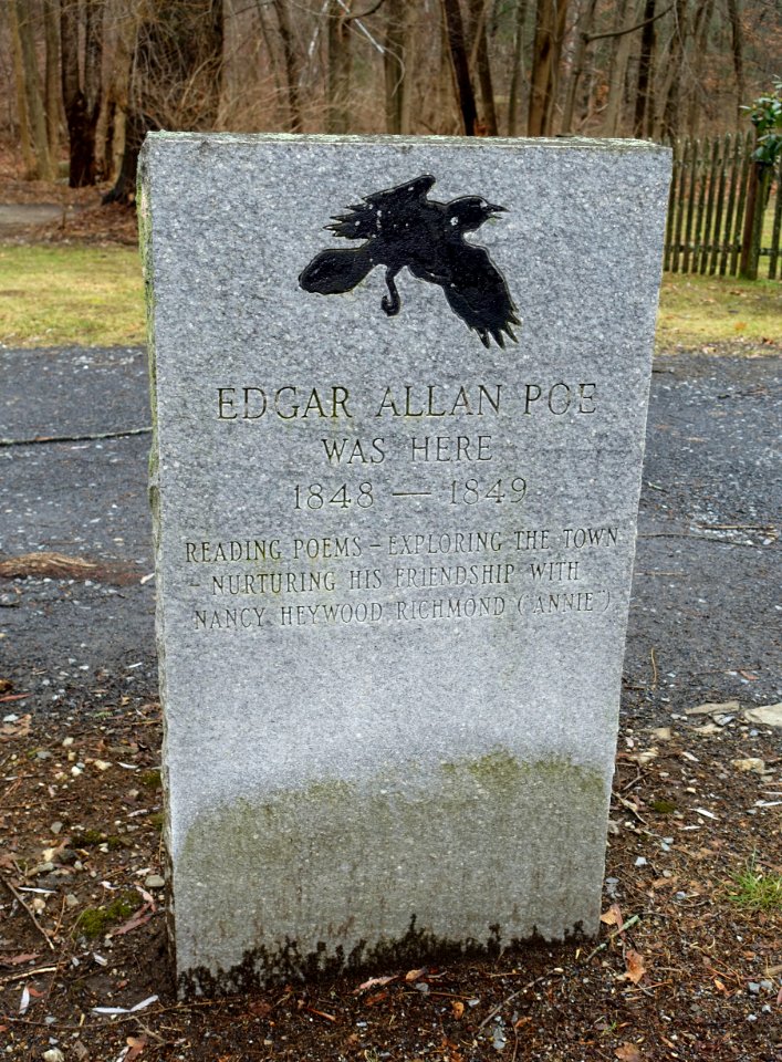 Edgar Allan Poe Was Here, 1848-1849 - Westford, Massachusetts - DSC09080