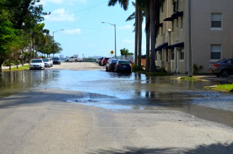 Edgewater 23 Street tidal flooding October 17 2016 morning high tide 13