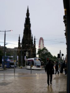 Edinburgh Tram off Princes Street