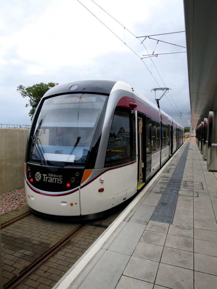 Edinburgh Tram at Airport