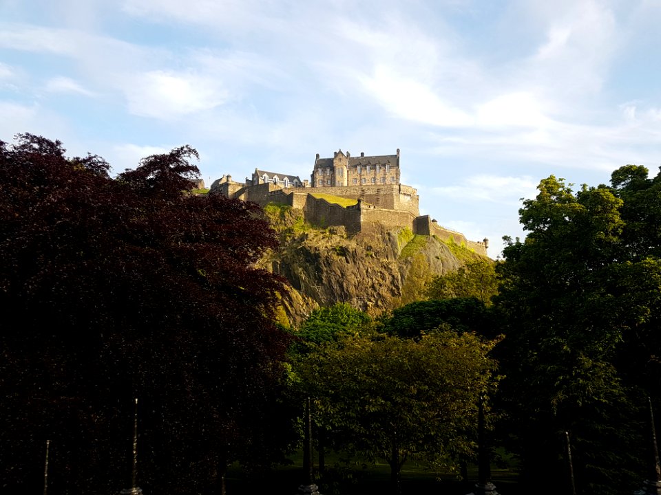 Edinburgh Castle viewed from Princes Street