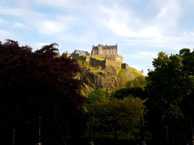 Edinburgh Castle viewed from Princes Street