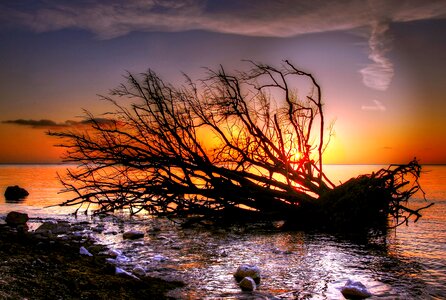Nature blue lake