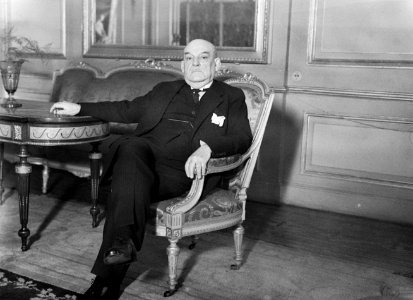 Een Belgische minister, waarschijnlijk Emile Francqui (1963-1935), minister van , Bestanddeelnr 255-8609