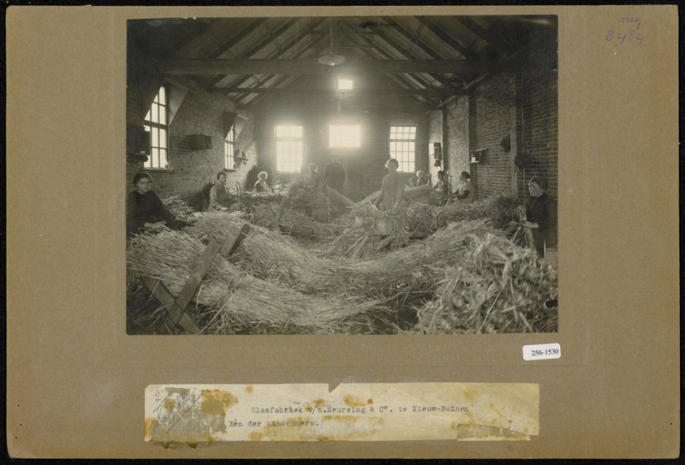 Een der bindkamers, Bestanddeelnr 256-1530