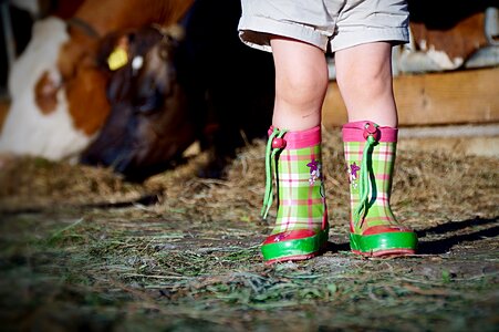 Shoes rubber boots laugh