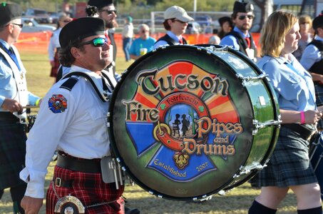 Celtic festival highland games tucson fire pipe and drum