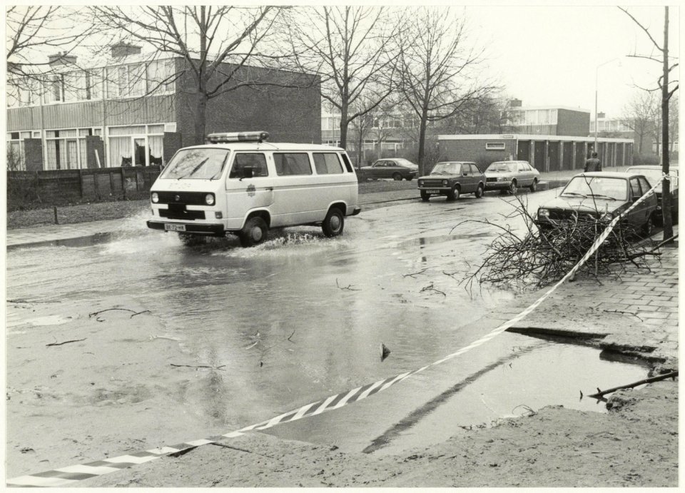 Een kapotte waterleiding