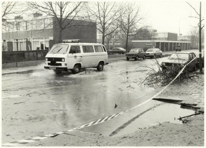 Een kapotte waterleiding