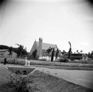 Een kerk met begraafplaats op Curaçao, Bestanddeelnr 252-7425