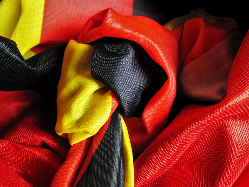 Germany flag black red gold