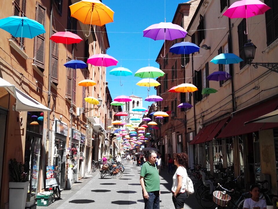 Umbrella italy colorful