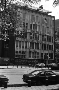 Exterieur Scientology Duanetics (Church) aan de Nieuwe Zijds Voorburgwal in Amst, Bestanddeelnr 932-9652