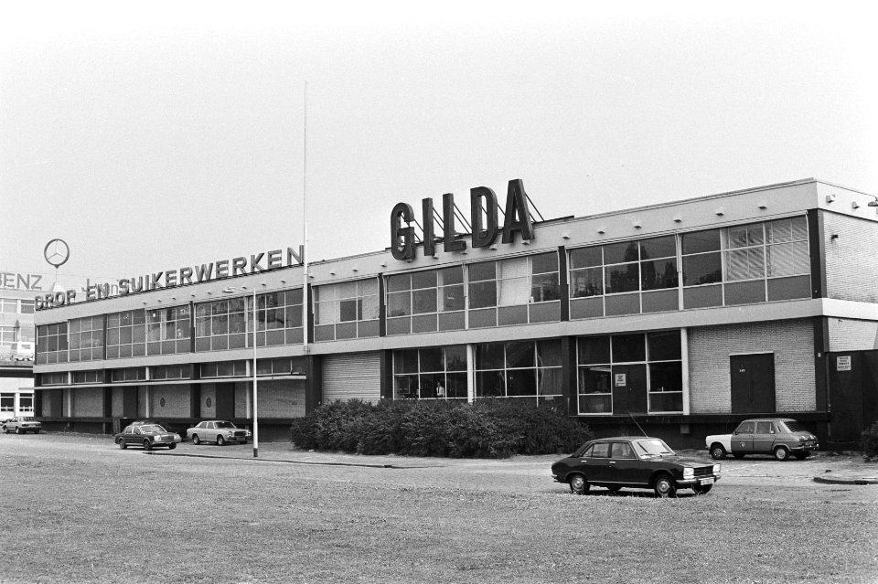 Exterieur Gilda-snoepfabriek in Rotterdam, Bestanddeelnr 932-2639