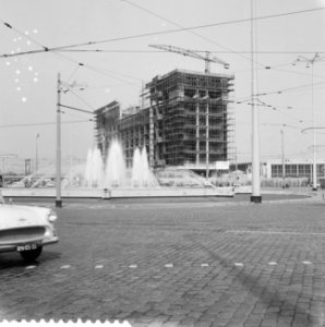 Exterieur Shelltankergebouw aan het Hofplein te Rotterdam, Bestanddeelnr 910-2698
