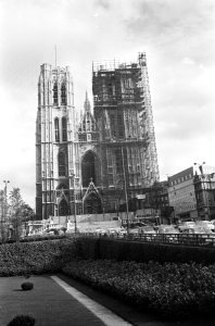 Exterieur St. Gudule kerk, Bestanddeelnr 919-7101