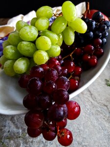 Red grapes green grapes black grapes