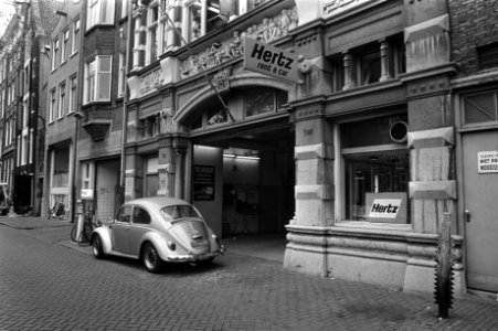 Exterieur Hertz rent a car , Prinsengracht te Amsterdam, Bestanddeelnr 925-8628
