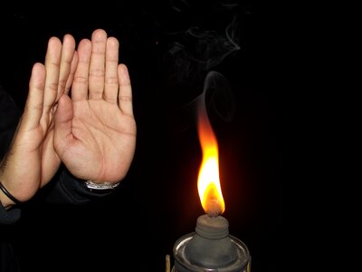 Light illuminated candela