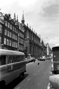 Exterieur Rooms Katholieke Paninicuskerk , Spuistraat opdracht Nieuwe Apeldoorns, Bestanddeelnr 927-3295