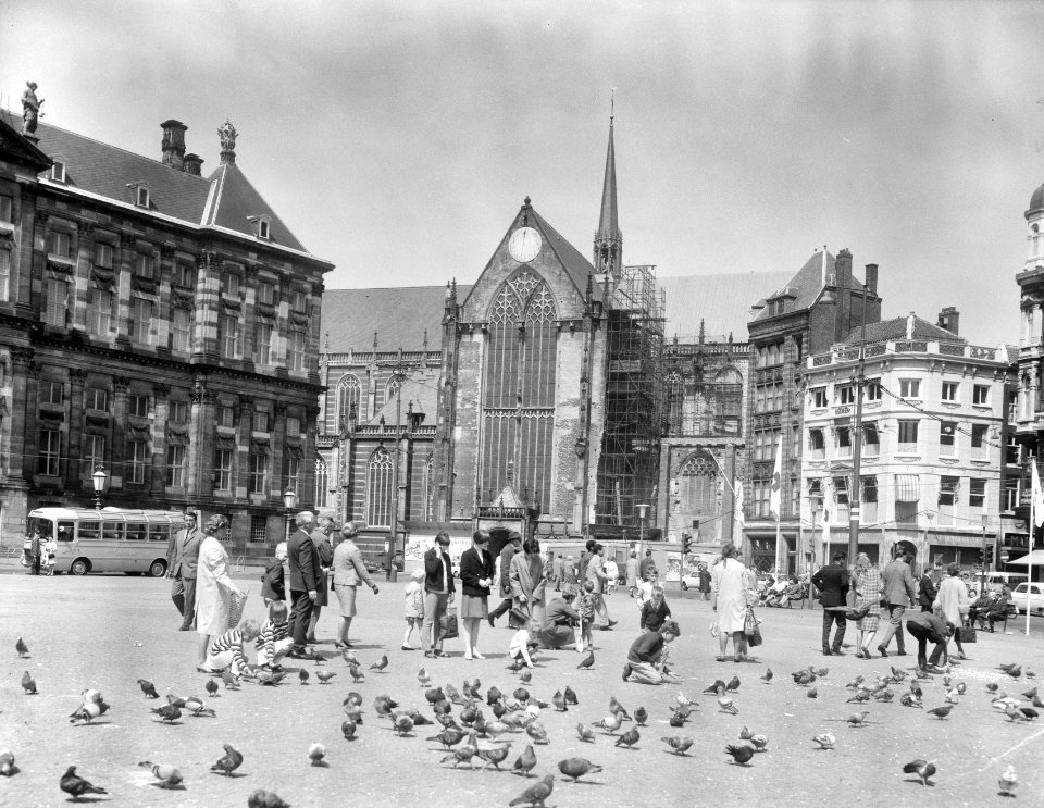 Exterieur Nieuwe Kerk op de Dam, Damzijde, Bestanddeelnr 919-2135