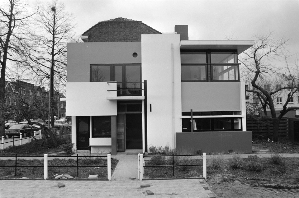 Exterieur Rietveld Schroderhuis in Utrecht, Bestanddeelnr 933-9354