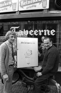 Expositie van lithos van John Lennon in galeries P96 en Podulke, Amsterdam. Link, Bestanddeelnr 923-2247