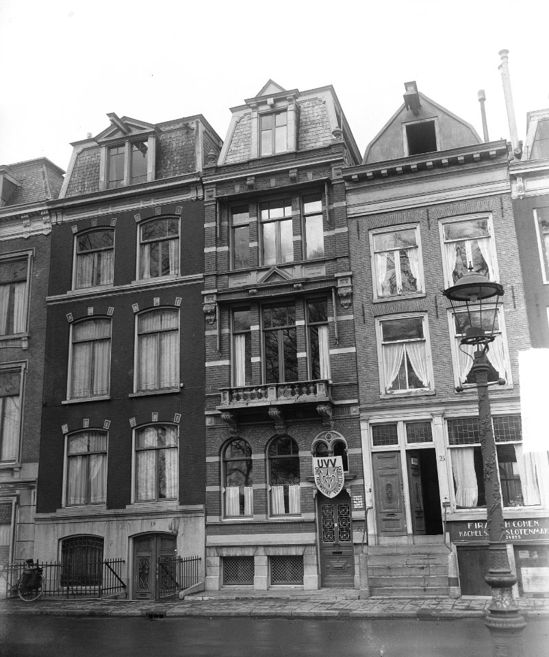 Exterieur UVV gebouw Frederiksplein, Bestanddeelnr 903-2747