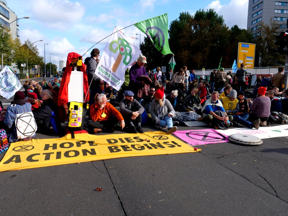 Extinction Rebellion blockade Mühlendammbrücke 2019-10-09 36