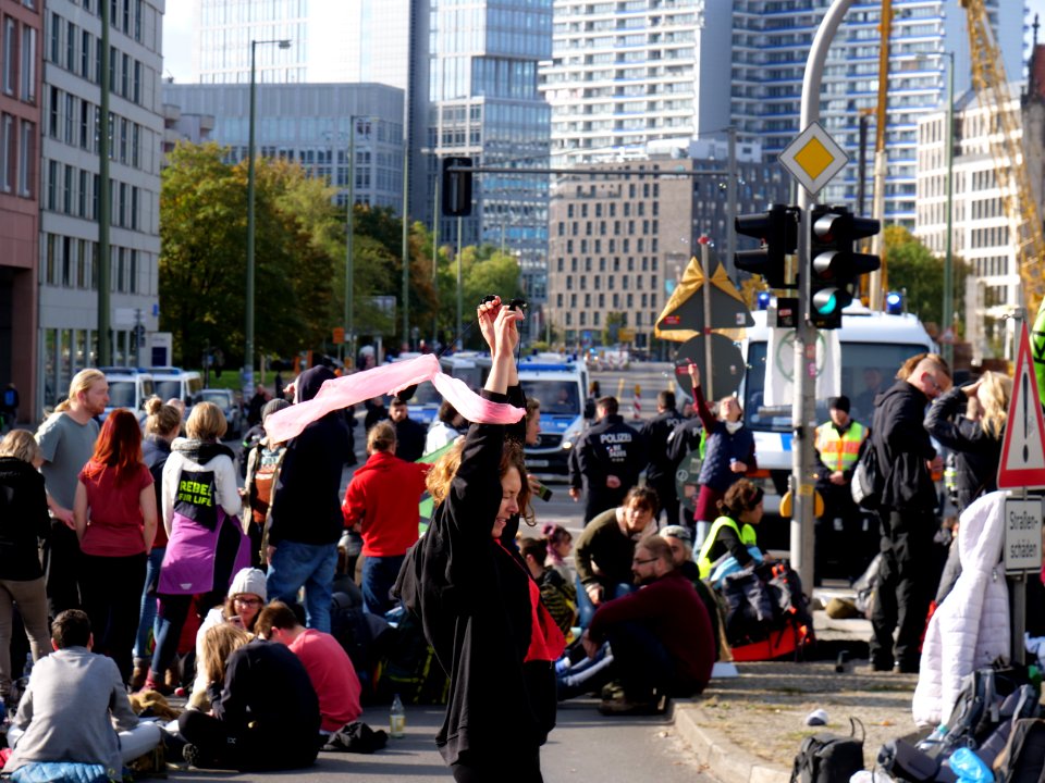 Extinction Rebellion blockade Mühlendammbrücke 2019-10-09 26