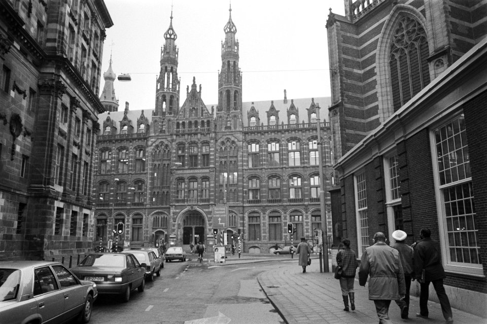 Exterieur postkantoor aan NZ Voorburgwal te Amsterdam, Bestanddeelnr 934-1739