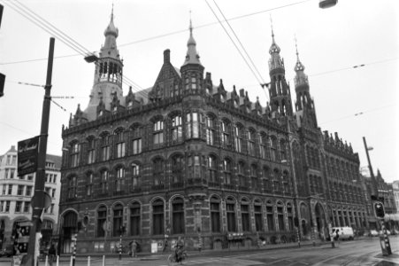 Exterieur postkantoor aan NZ Voorburgwal te Amsterdam, Bestanddeelnr 934-1738