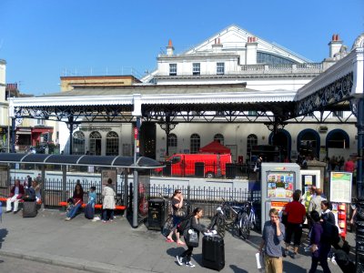 Exterior of Brighton Railway Station (August 2013) (3) photo