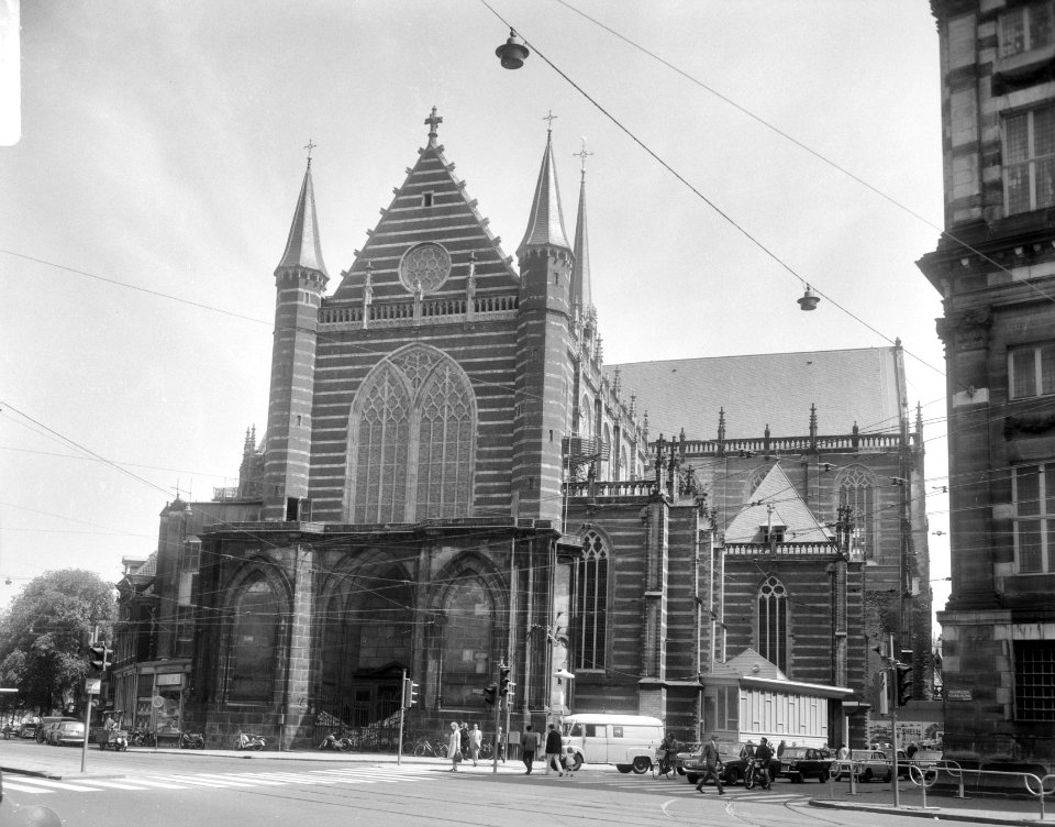 Exterieur Nieuwe Kerk op de Dam, Noordzijdevoorburgwalzijde, Bestanddeelnr 919-2136