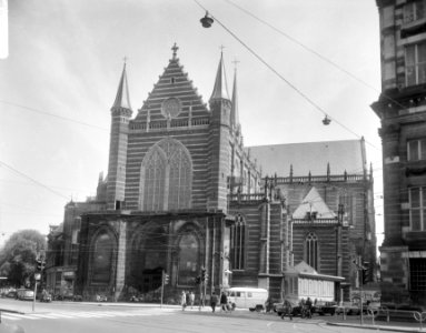 Exterieur Nieuwe Kerk op de Dam, Noordzijdevoorburgwalzijde, Bestanddeelnr 919-2136