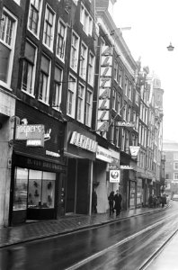 Exterieur kantoor Alitalia, Rokin, Amsterdam, Bestanddeelnr 924-1802