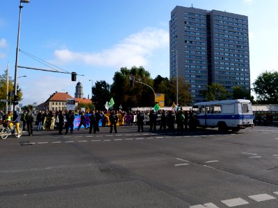 Extinction Rebellion blockade Mühlendammbrücke 2019-10-09 01