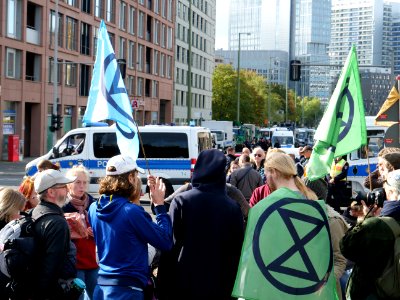 Extinction Rebellion blockade Mühlendammbrücke 2019-10-09 31