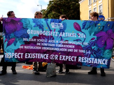 Extinction Rebellion blockade Mühlendammbrücke 2019-10-09 47