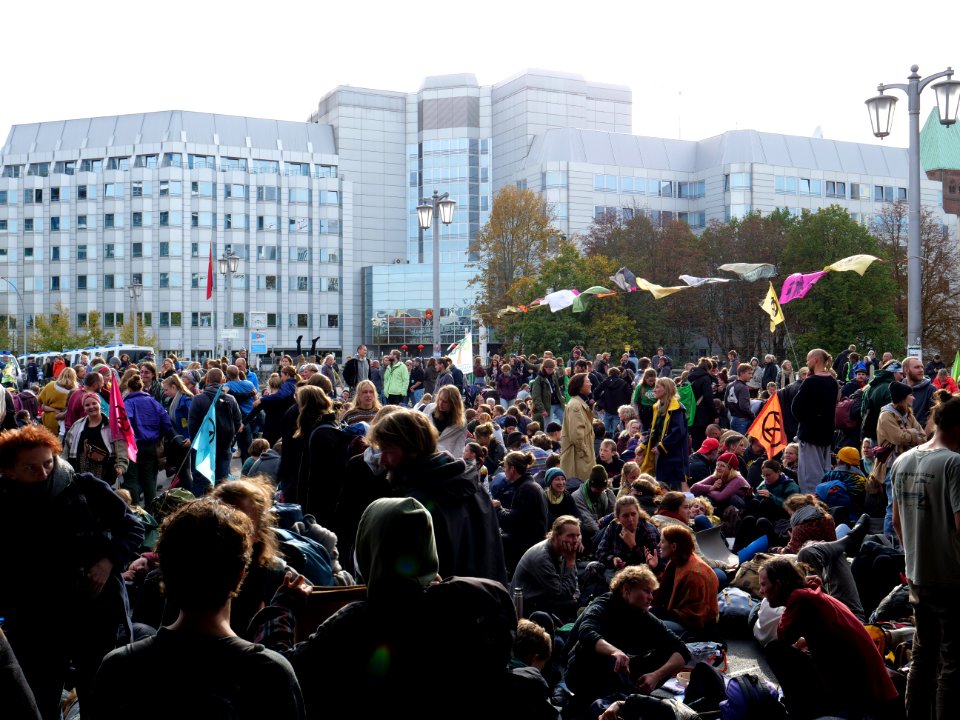 Extinction Rebellion blockade Jannowitzbrücke 2019-10-09 20