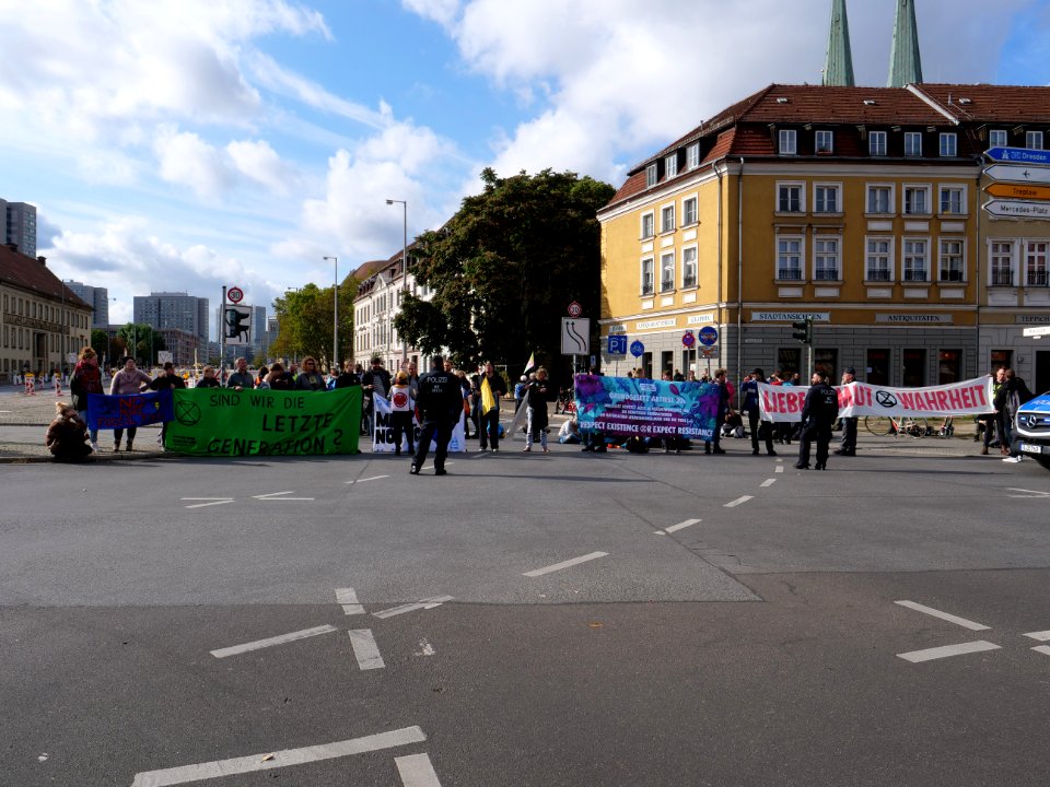 Extinction Rebellion blockade Mühlendammbrücke 2019-10-09 43